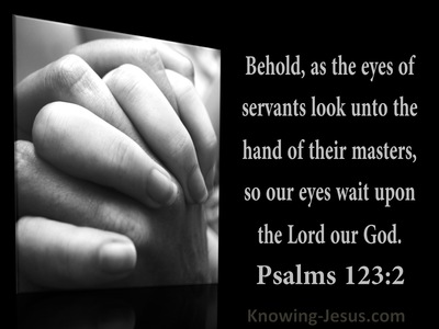 Psalm 123:2 So Our Eyes Wait Upon The Lord Our God (utmost)11:24